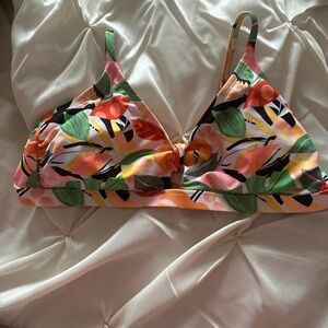 Kilns Sol Colorful Floral Bikini Top